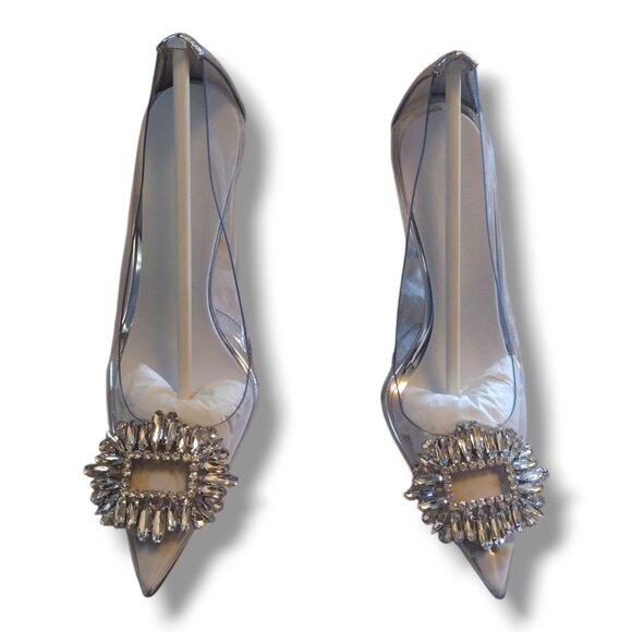 Good American Cinderella Rhinestone Heels - Picture 7 of 9